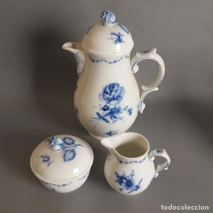 Juego de té y postre para 6 personas porcelana Checoslovaca