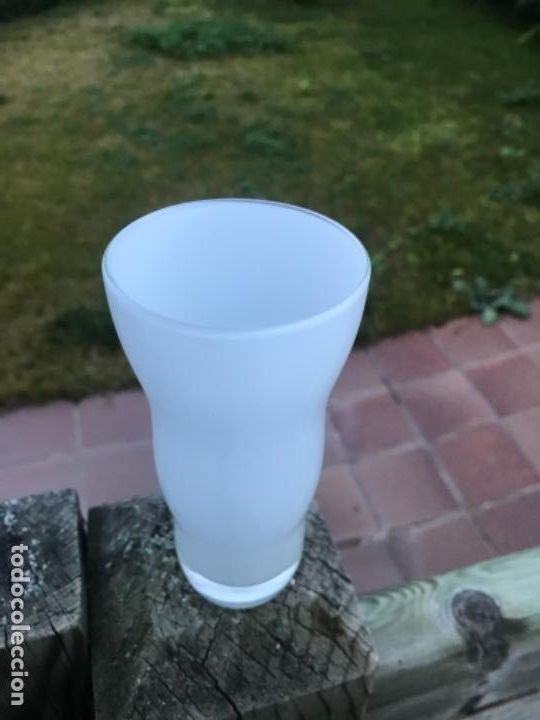 Vintage: Vaso moldeado, blanco - Foto 2
