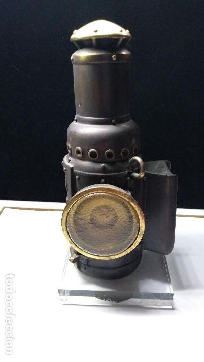 Vintage: FARO ANTIGUO DE ESTACI&Oacute;N DE TREN.