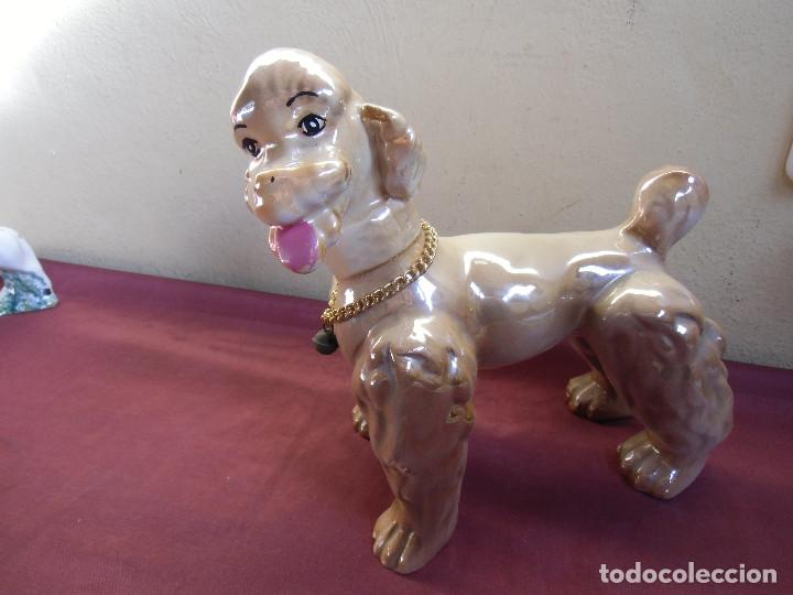 Vintage: VINTAGE PORCELANA PERRO CANICHE-MARILIN.PRECIOSO Y BIEN CONSERVADO.