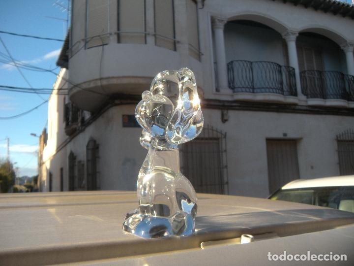 Vintage: PERRO DE CRISTAL - Foto 3