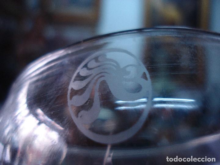 Vintage: Copa Bocaccio alta grabada. - Foto 1