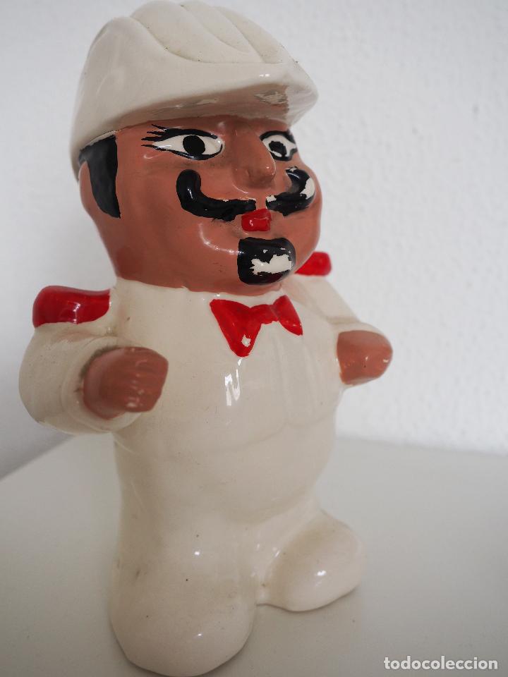 Vintage: MARINERO. FIGURA. CER&Aacute;MICA. VINTAGE. ART DEC&Oacute;. &Uacute;NICO