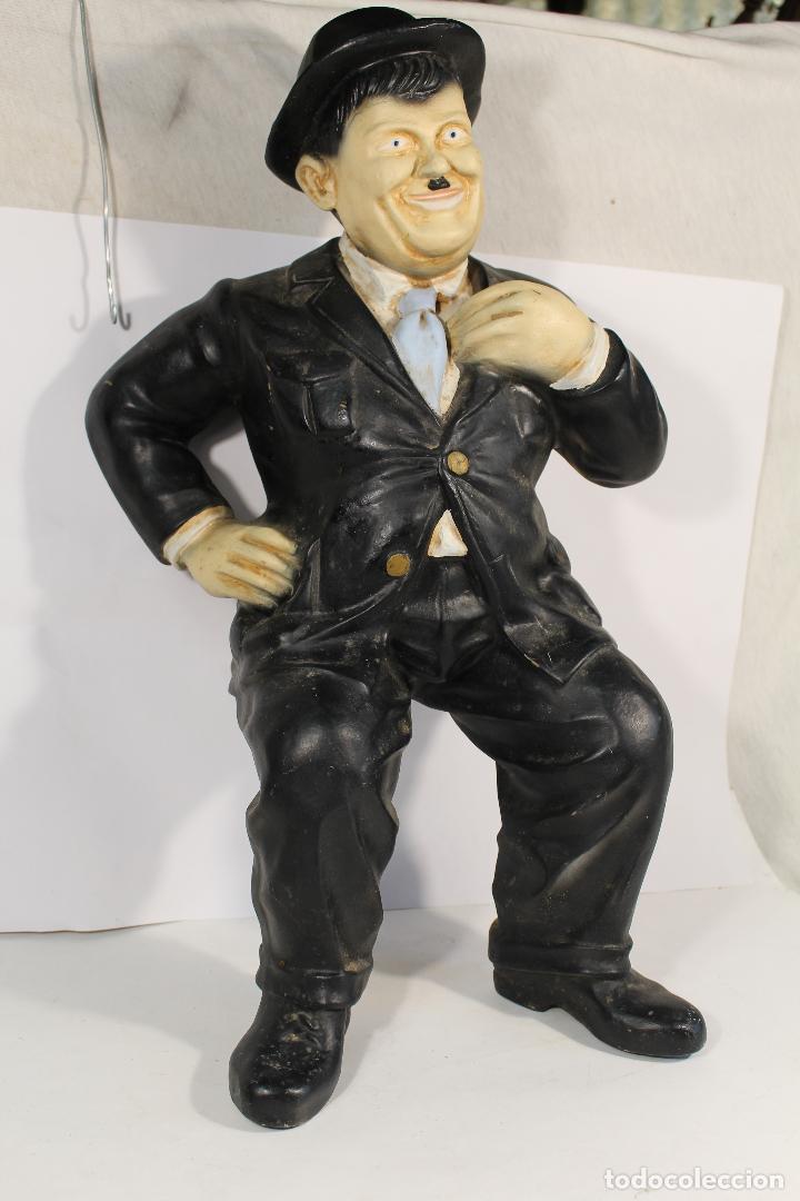 Vintage: figura de el gordo en ceramica de gran tama&ntilde;o