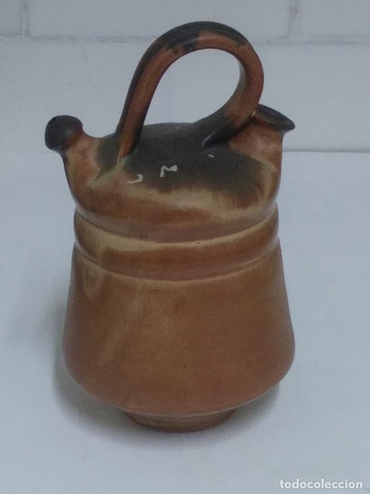 Vintage: BOTIJO C&Aacute;NTARO DE BARRO - Foto 3