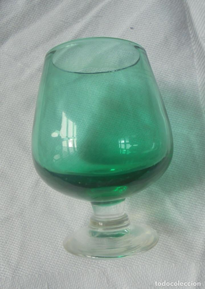 Vintage: Peque&ntilde;a copa verde - Foto 1
