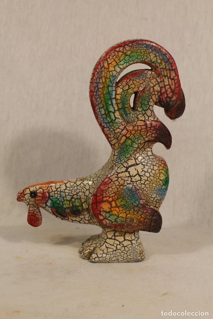 Vintage: gallo en ceramica