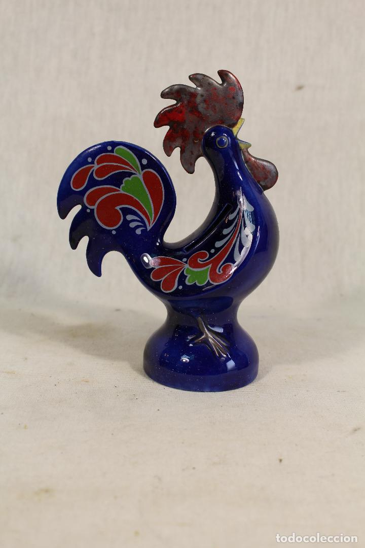 Vintage: gallo en ceramica
