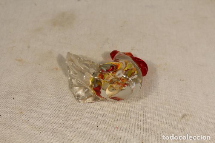 Vintage: gallo en cristal de murano - Foto 3