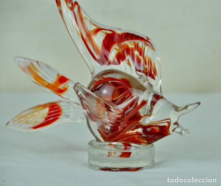 Vintage: Pez de Murano con base - Foto 2