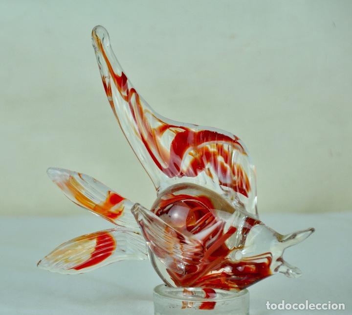 Vintage: Pez de Murano con base - Foto 3
