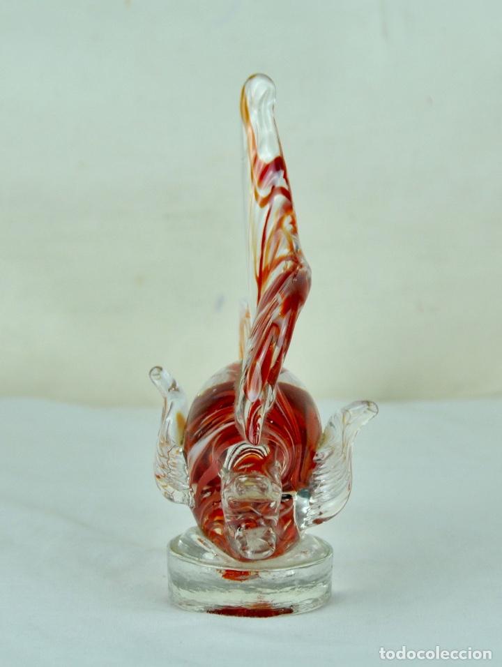 Vintage: Pez de Murano con base - Foto 4