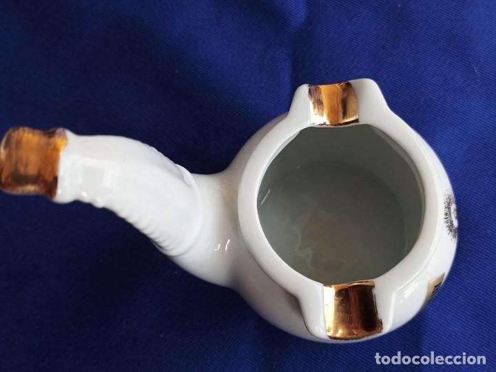 Vintage: Cenicero en forma de tubo, con oro,Artesan&iacute;as Beth Casven