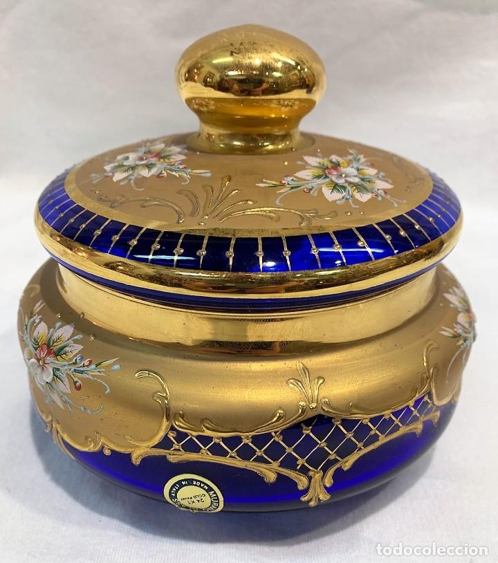 Vintage: Murano, caja redonda con oro. - Foto 2