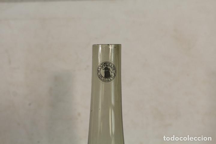 Vintage: botella jarron de crital hand made - Foto 3