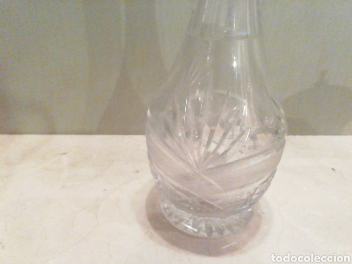 Vintage: Licoreras tallada. Cuello plata. - Foto 3