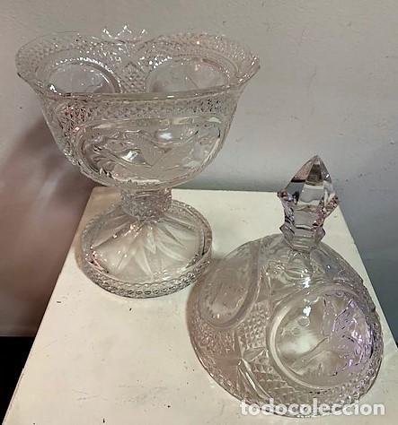 Vintage: Bombonera de cristal. - Foto 3