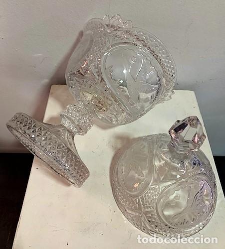 Vintage: Bombonera de cristal. - Foto 4