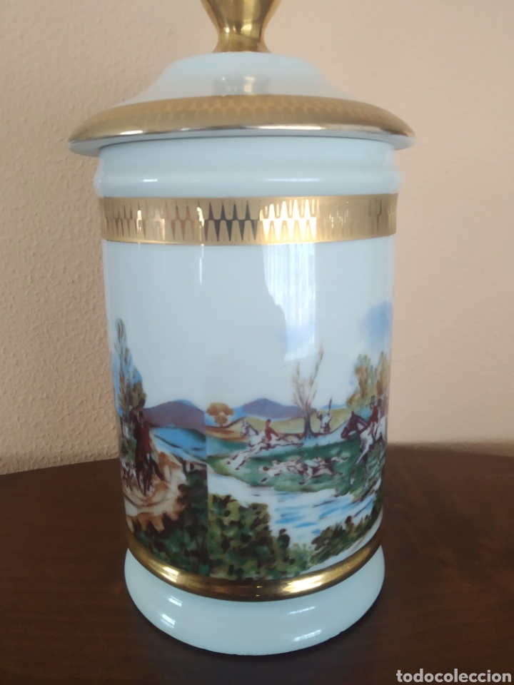 Vintage: Tarro antiguo porcelana LIMOGES
