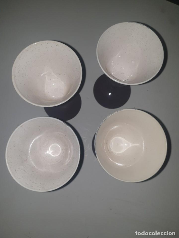 Vintage: 4 copas marron - Foto 4