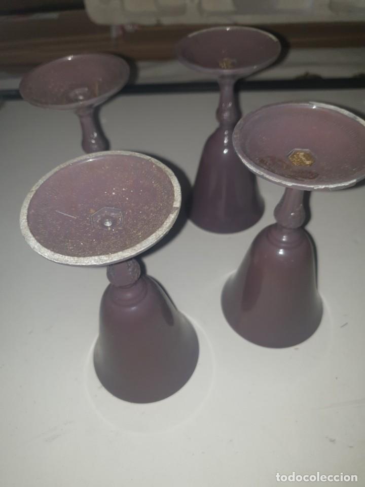 Vintage: 4 copas marron - Foto 5