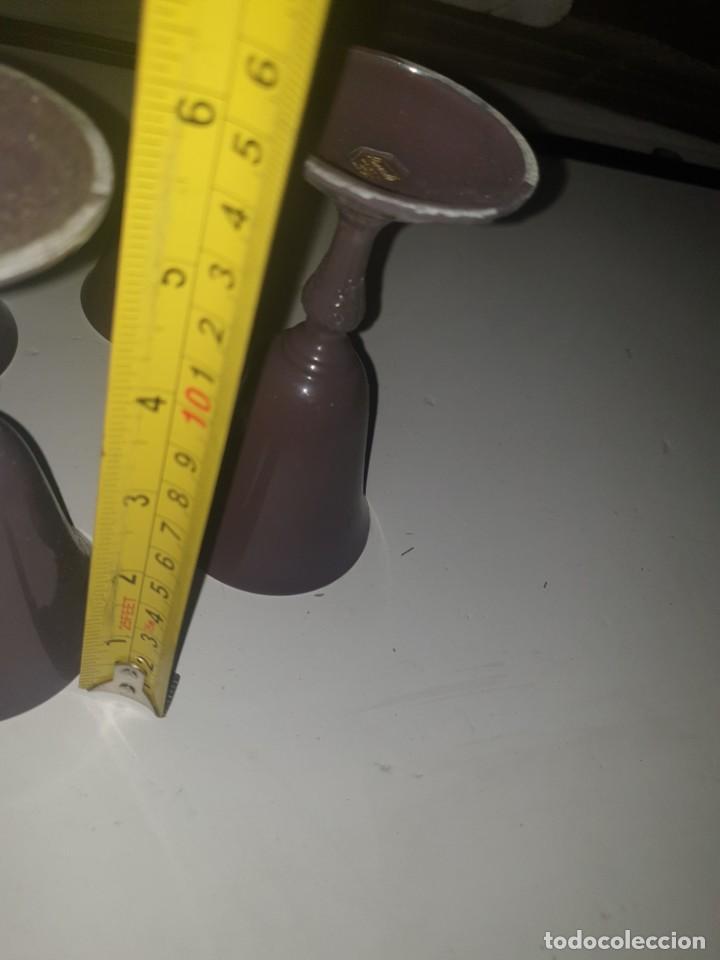 Vintage: 4 copas marron - Foto 6