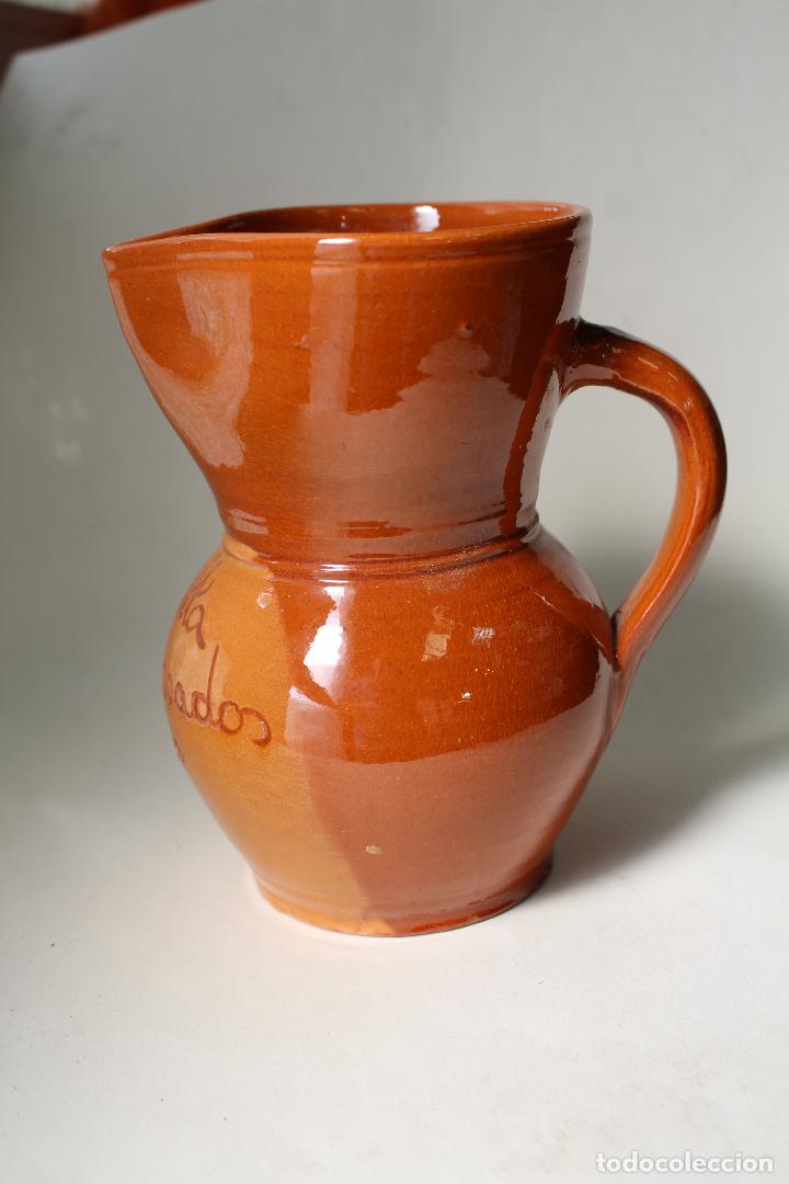 Vintage: jarra de barro - la pinilla cochinillos asados arevalo