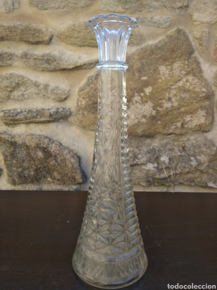 Vintage: Florero cristal - Foto 1