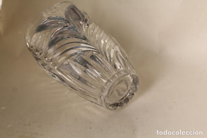 Vintage: jarron florero centro de cristal - Foto 3