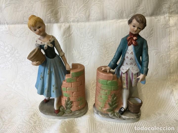 Vintage: Pareja de pastores biscuit