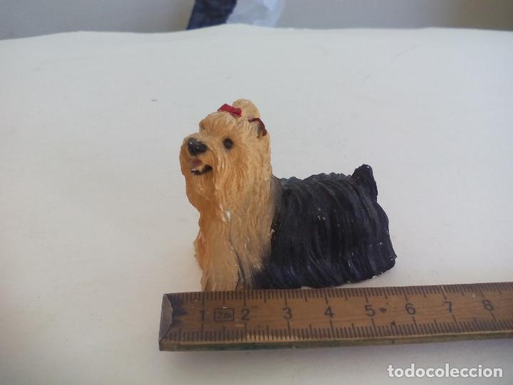 Vintage: FIGURA PERRO YORKSHIRE TERRIER. LIVING STONE. DOG