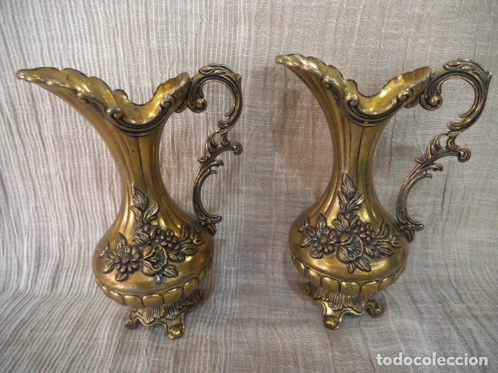 Vintage: JARRAS LAT&Oacute;N DORADO - Foto 1