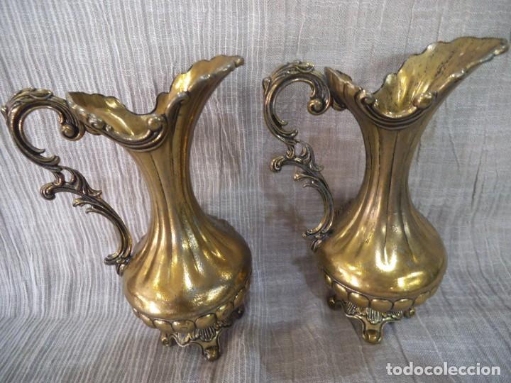 Vintage: JARRAS LAT&Oacute;N DORADO - Foto 3