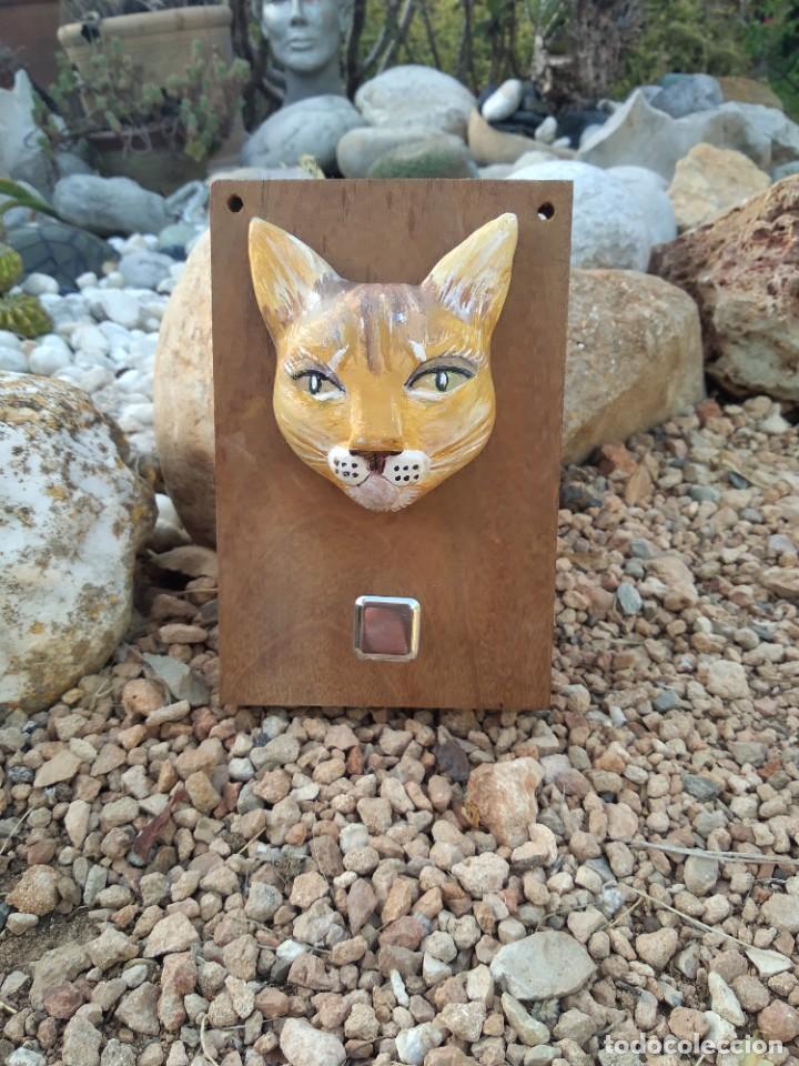 Vintage: perchero gato madera teka - Foto 14