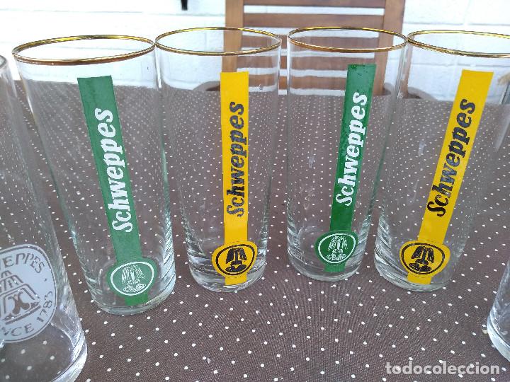 Vintage: 6 vasos Schweppes - Foto 2