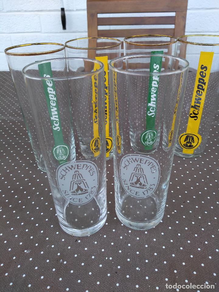 Vintage: 6 vasos Schweppes - Foto 3