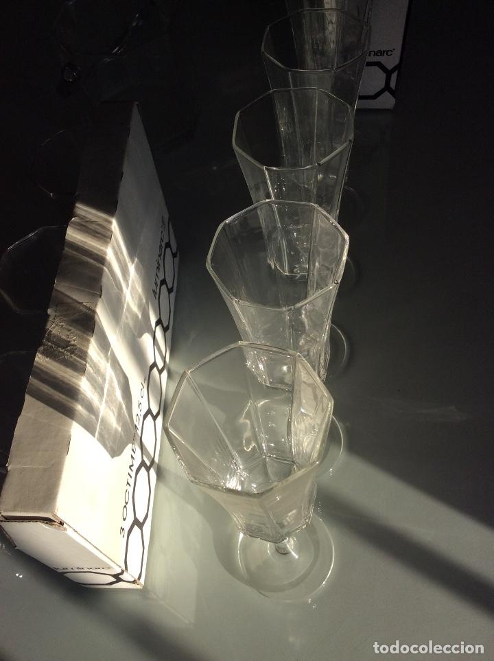 Vintage: LUMINARC 16 COPAS Y CUBITERA. - Foto 7