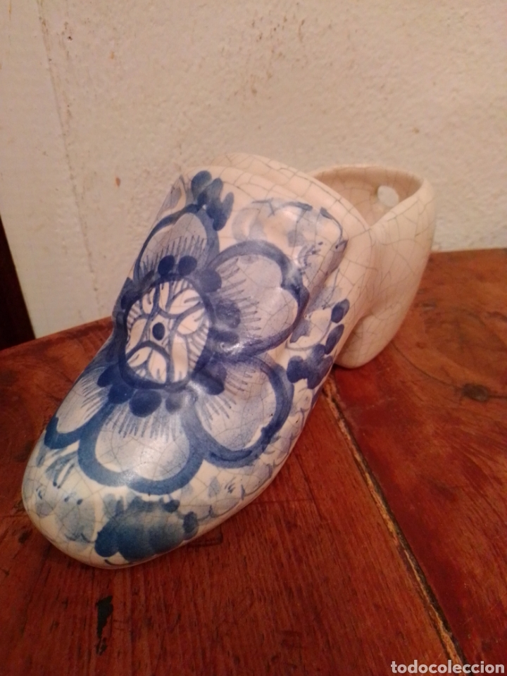 Vintage: Zapato de cer&aacute;mica 14&times;7 cms - Foto 1