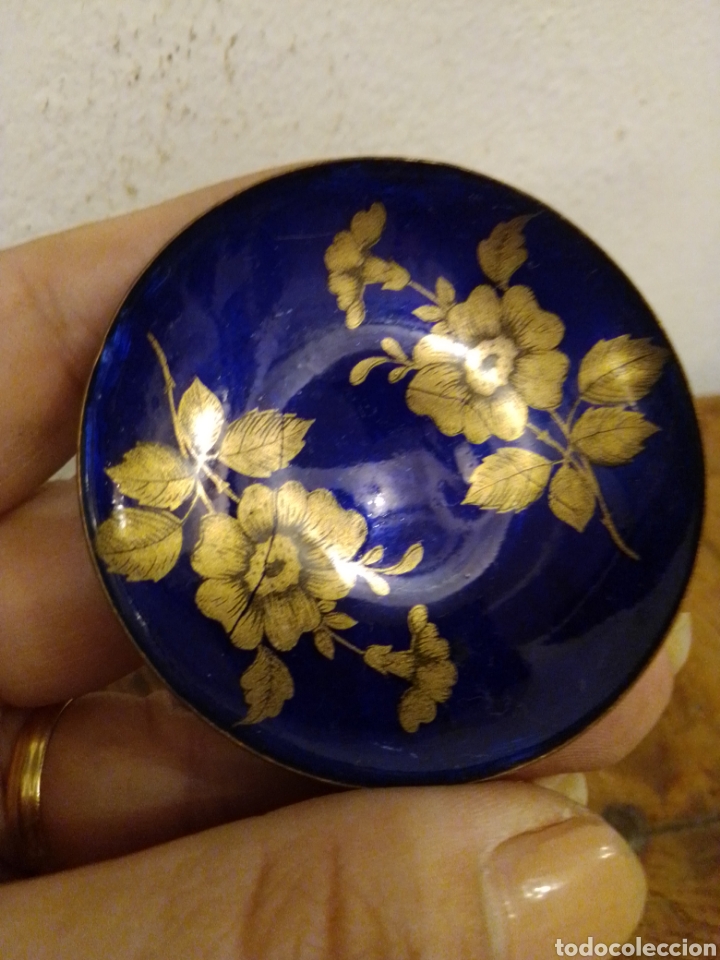 Vintage: Plato miniatura de cer&aacute;mica 6 cms de di&aacute;metro