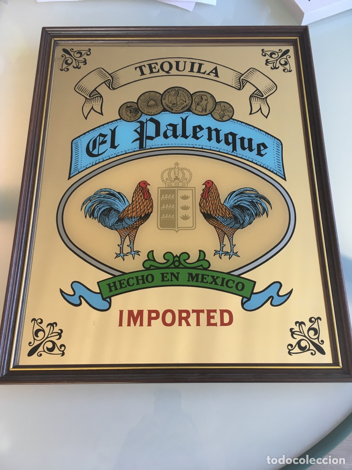 Vintage: Espejo Palenque tequila. - Foto 1