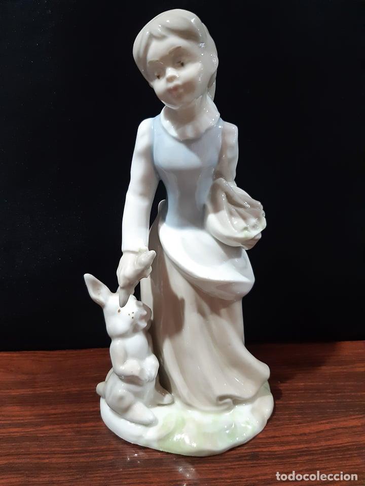 Vintage: Gran figura de porcela Tengra (Valencia)