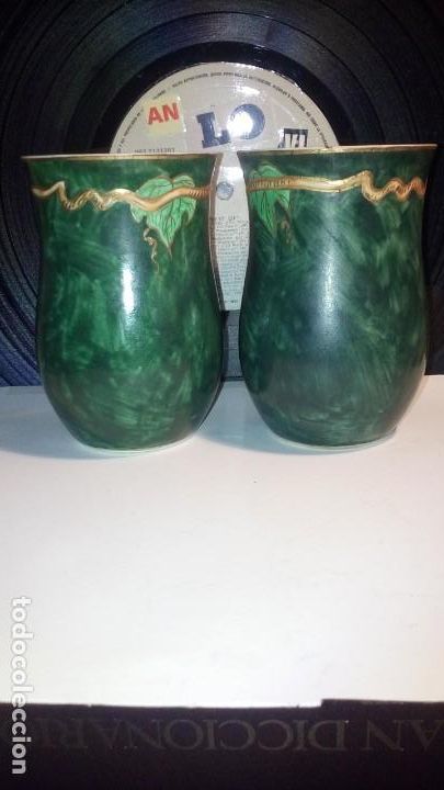 Vintage: 2 JARRONES PORCELANA - SUREDA . - Foto 2