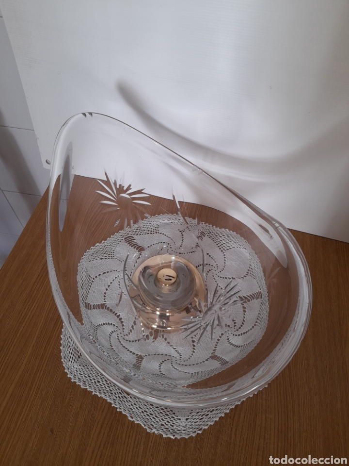 Vintage: CENTRO DE MESA DE CRISTAL TALLADO - Foto 2