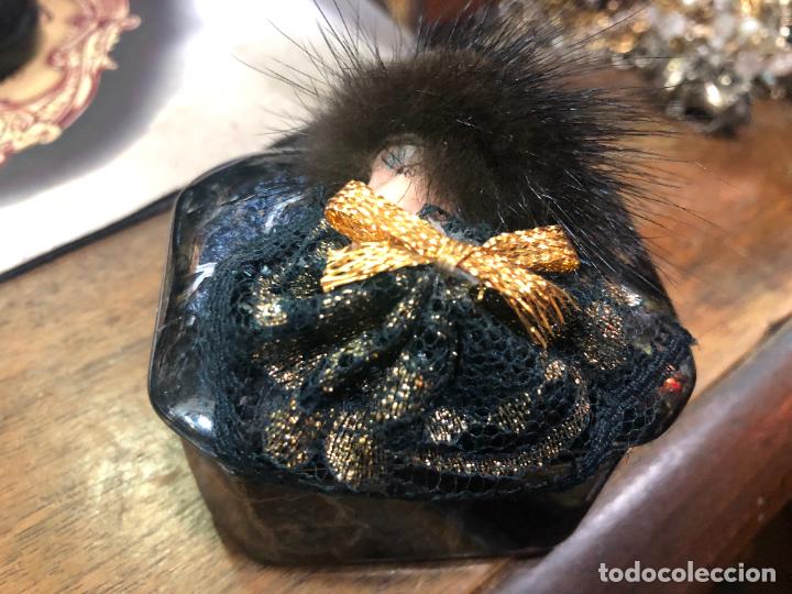 Vintage: CAJA JOYERO DE CERAMICA - MEDIDA 6,5X5,5X4 CM