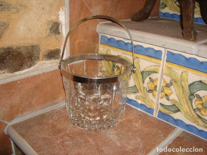 Vintage: Cubitera de cristal - Foto 1