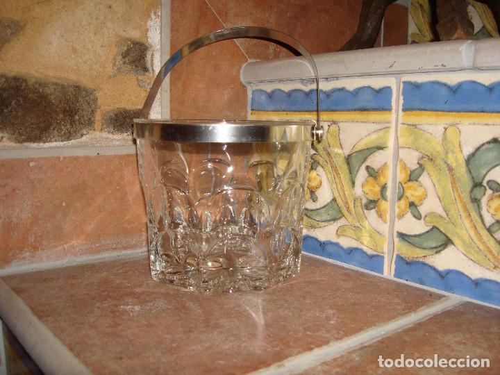 Vintage: Cubitera de cristal - Foto 2
