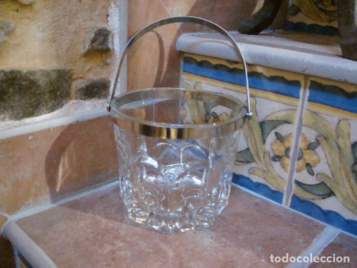 Vintage: Cubitera de cristal - Foto 3
