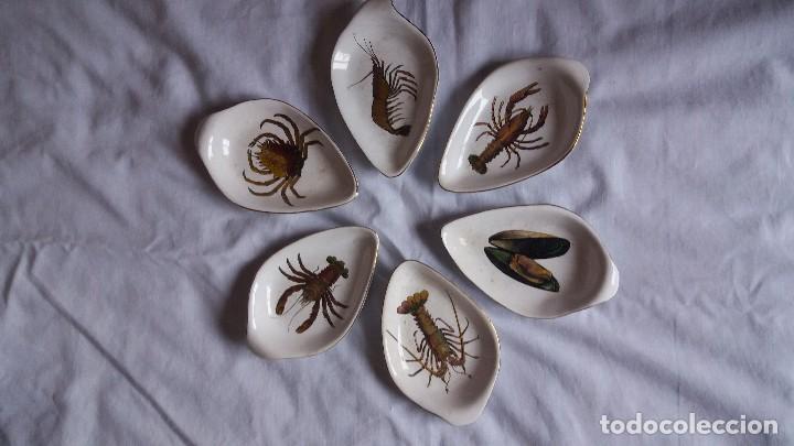 Vintage: Juego platillos ceramicos