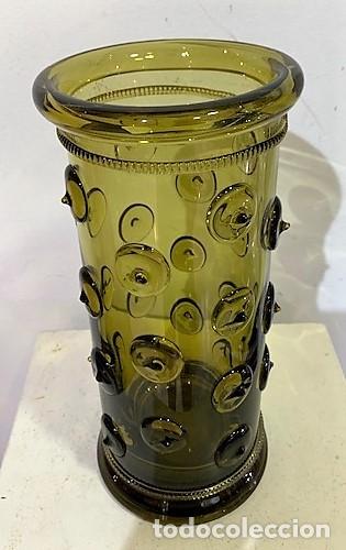 Vintage: Jarr&oacute;n de cristal con apliques. - Foto 5