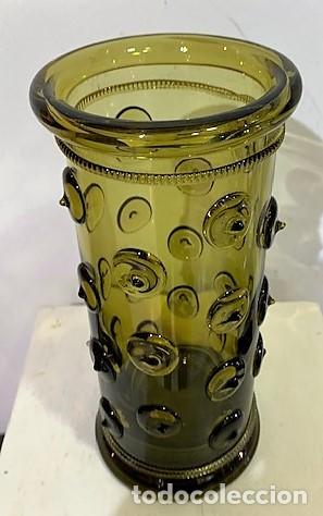 Vintage: Jarr&oacute;n de cristal con apliques. - Foto 6
